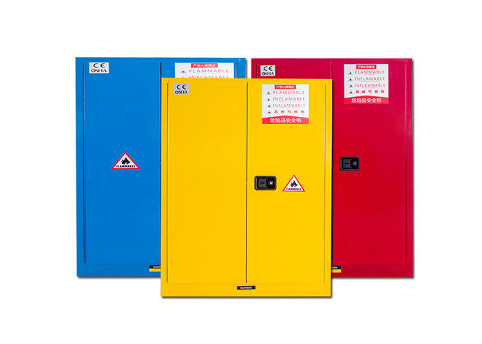 Double layer 30 gallons Flammable Safety Cabinet Cold Rolled Steel structure